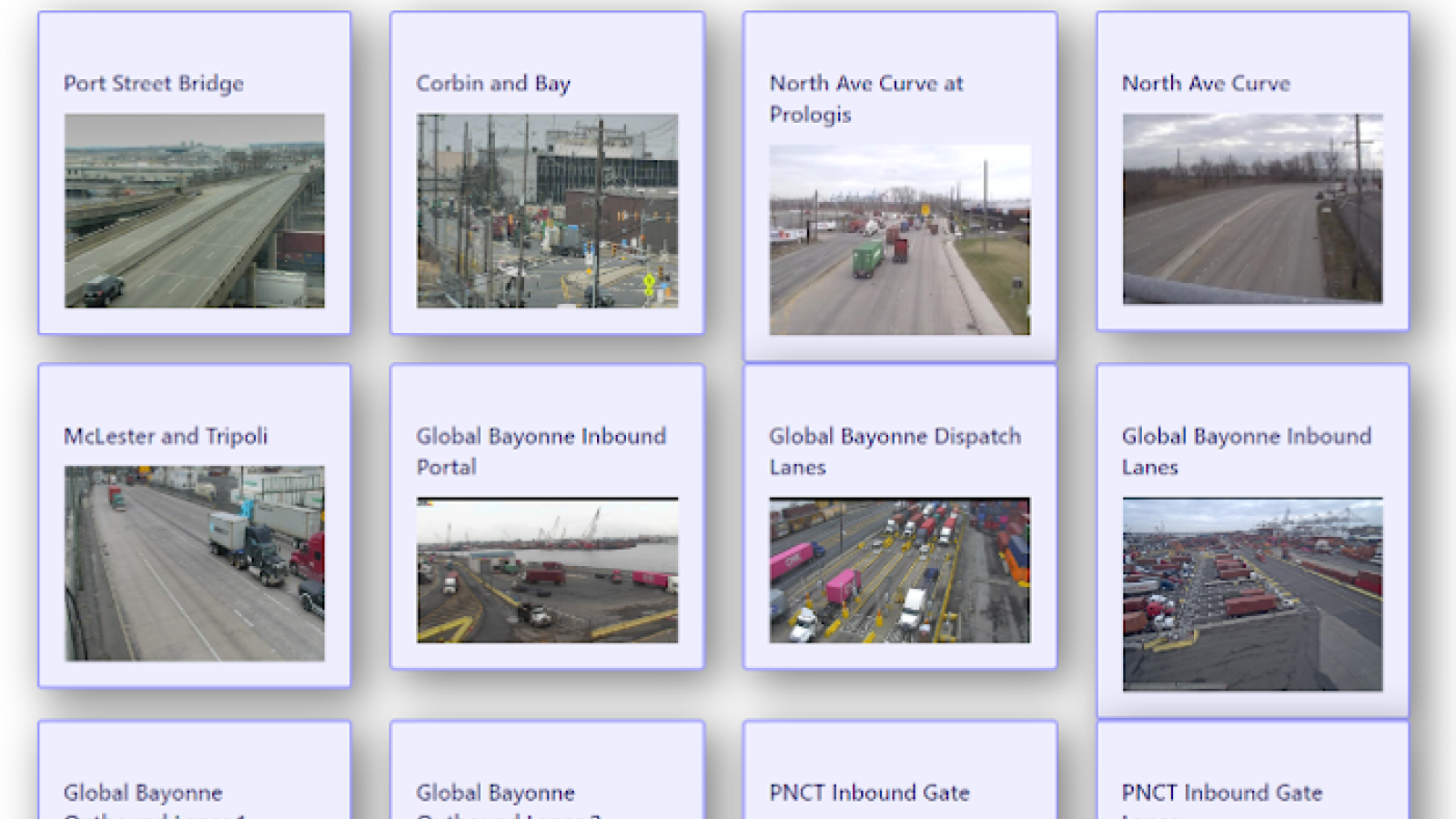 NY NJ real time cameras aim to help port truck flow Journal of