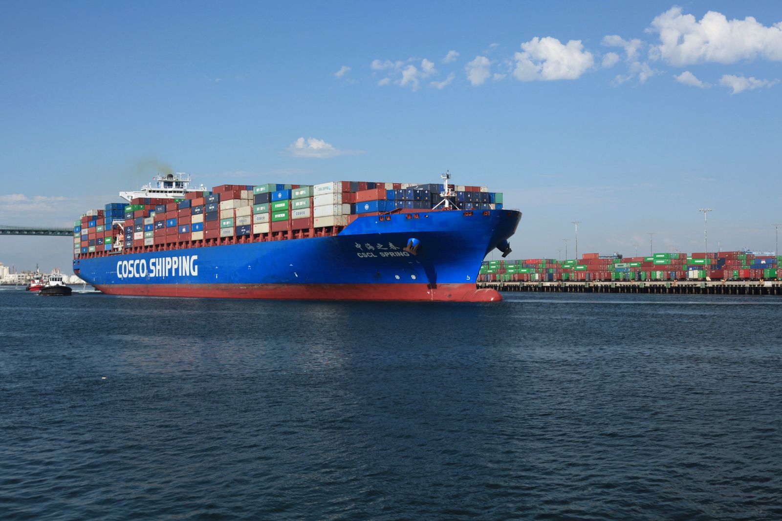 Cosco/OOCL maintain top spot for carriers hauling US imports from Asia